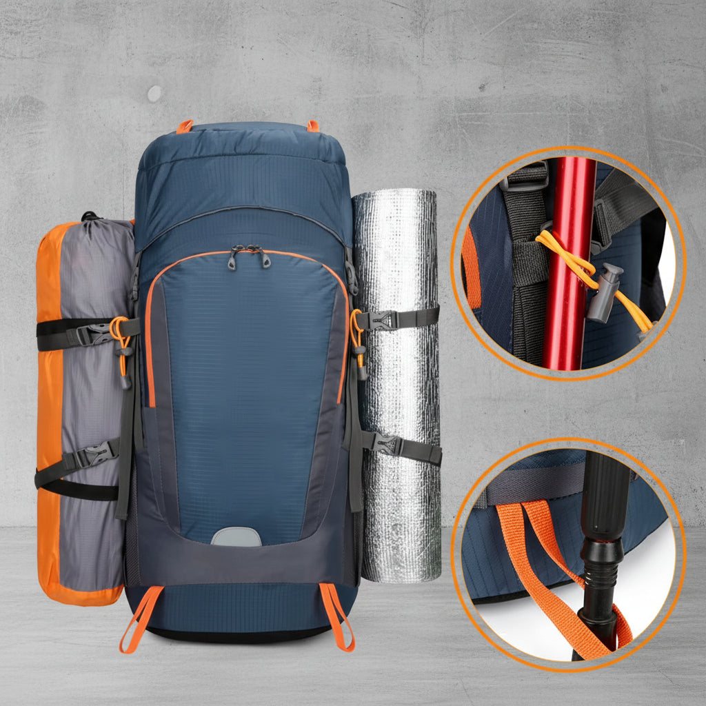 backpack-65-liter-790bqo-1.jpg Backpack 65L Trekking Rugzak met Regenhoes - Afbeelding 1