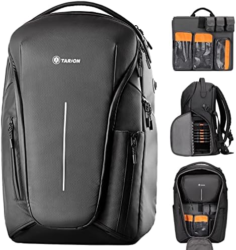 camera-rugtas-782fnb-1.jpg TARION Zone Camera rugzak, grote capaciteit, cameratas met 39,6 cm (15,6 inch) laptopvak, professionele waterdichte rugzak voor fotografie, Zwart, M, Klassiek : Amazon.nl: Elektronica - Afbeelding 1