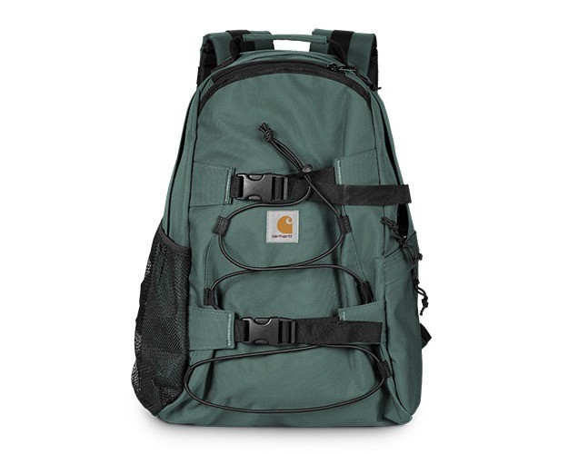 carhartt-rugzak-256nmi-1.jpg CARHARTT WIP Kickflip Backpack Silver Green TASSEN BOOMBOXX Sneaker & Streetwear Store. - Afbeelding 1