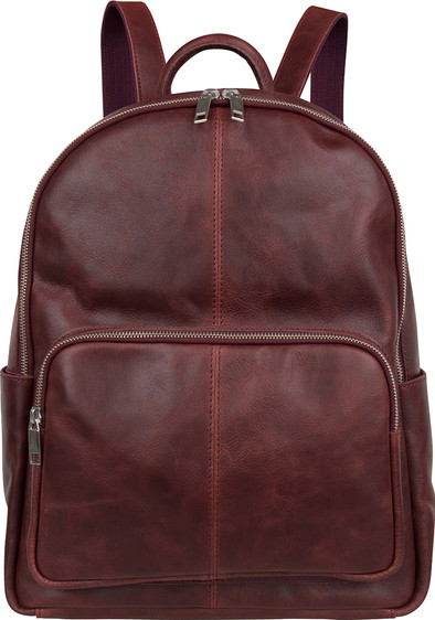 cowboysbag-rugzak-327ebm-1.jpg Cowboysbag Backpack Mason 15 Inch Burgundy | Coolblue | Backpacks - Afbeelding 1