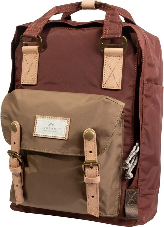 doughnut-rugzak-490hlj-1.jpg Doughnut Macaroon Jungle Series 16l Rugzak Maroon X Khaki | bol - Afbeelding 1