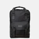 Doughnut Macaroon Large Reborn rugzak 15 inch all black | 019577 Zwart