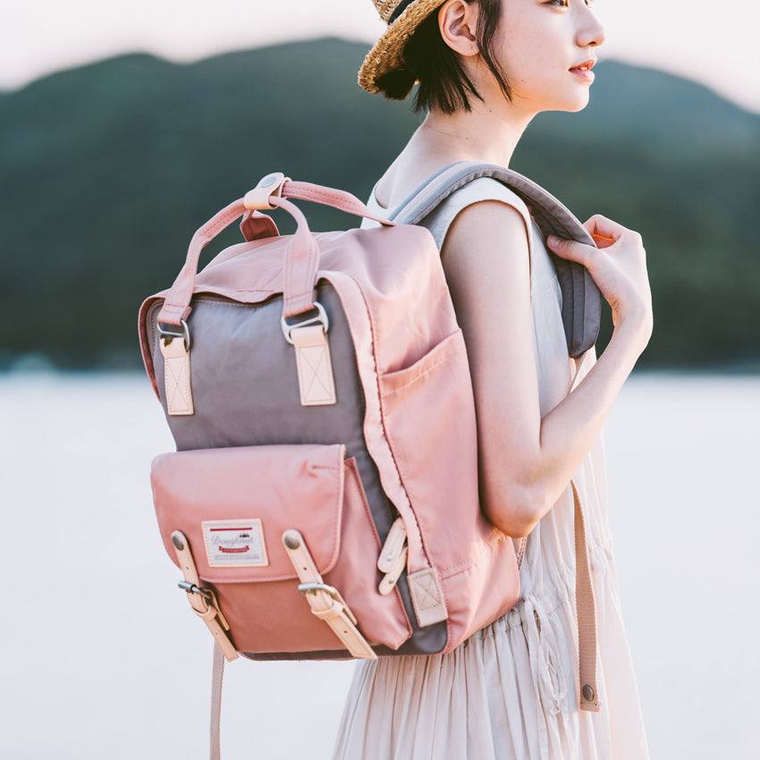 doughnut-rugzak-949pfr-1.jpg Doughnut Backpack Pink Doughnut Macaroon Lilac Doughnut Macaroon Sky Series Backpack Pink - Afbeelding 1