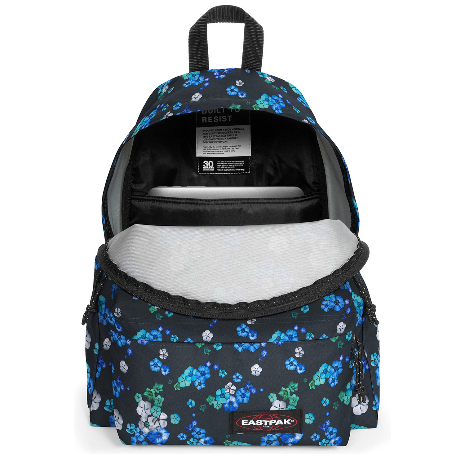 eastpak-rugzak-met-laptopvak-872fbb-1.jpg Eastpak Day Pak'r Rugzak School 14" laptopvak floral bloom black undefined - Afbeelding 1