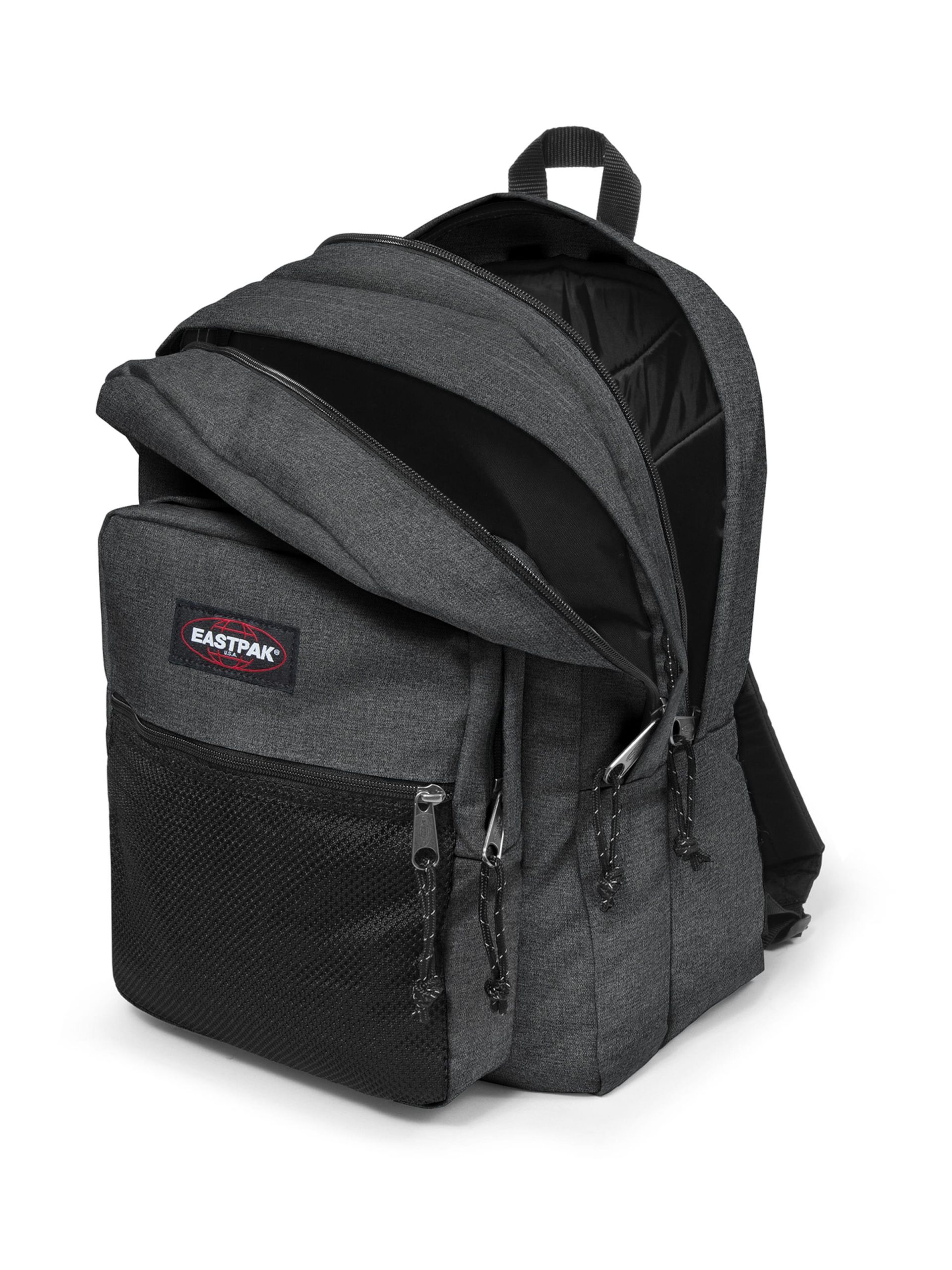 eastpak-rugzak-zwart-433wmz-1.jpg EASTPAK Rugzak 'Pinnacle' in Zwart, Zwart Gemêleerd | ABOUT YOU - Afbeelding 1