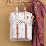 FRESK RUGZAK BEIGE BERRIES. Met naam personaliseren.