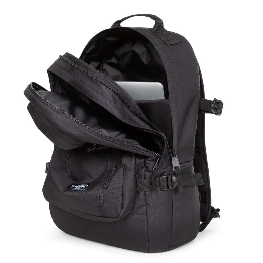 grote-rugzak-124eup-1.jpg Eastpak Volker Mono Black2 grote rugzak 35L | Stuivenga Lederwaren Delft - Afbeelding 1