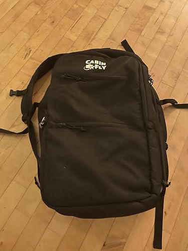 handbagage-rugzak-55x35x25-049ntr-1.jpg CabinFly Skyrocket KLM Rugzak 55x35x25 Cm 48L Handbagage Transavia, Air France, ITA Airways, Zwart - Afbeelding 1