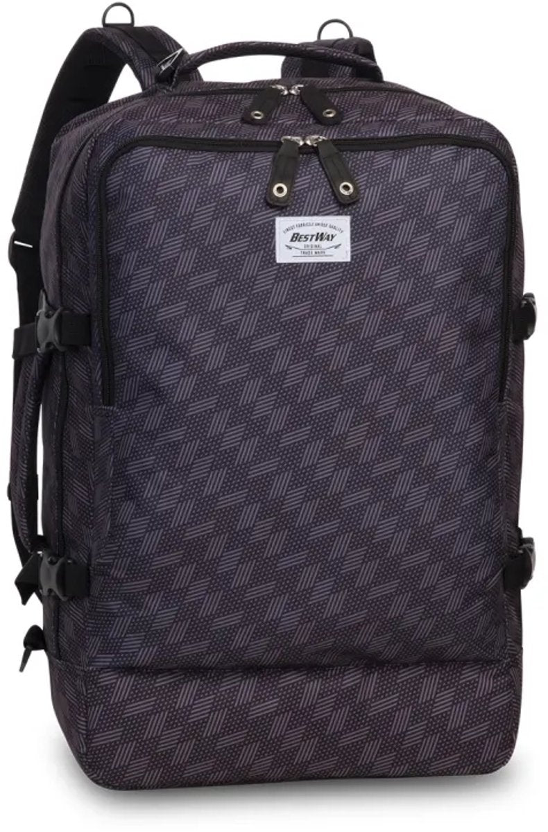 handbagage-rugzak-55x35x25-923pln-1.jpg ByMetz Rugzak 55 x 35 x 25 Transavia / KLM Handbagage - Afbeelding 1