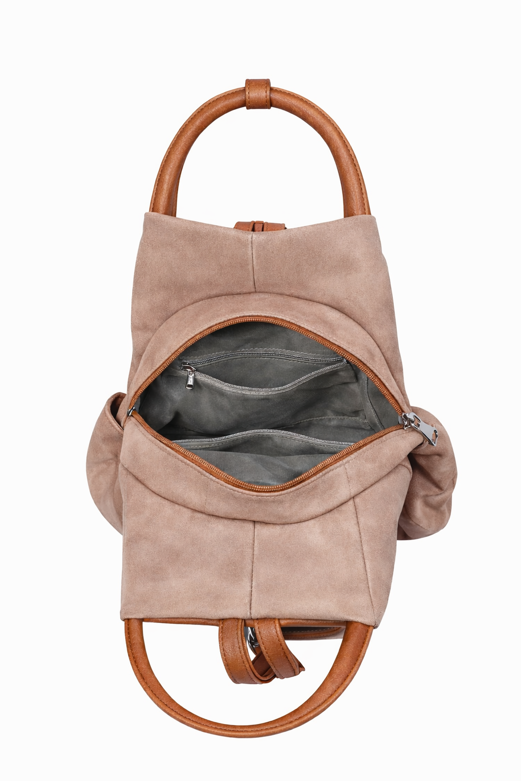 hippe-rugzak-dames-626xvm.png THL Design Dames Rugzak Kleine Rugtas Soepel Materiaal - Afbeelding 1