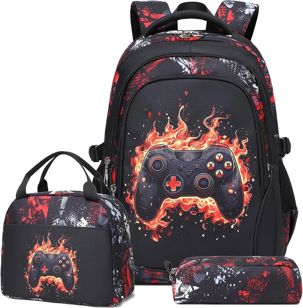 jongens-rugzak-606pko-1.jpg Kimwadalh Schooltas Voor Jongens, Rugzak Voor Kinderen, College, Zwart IJsbloauw, 31x18.5x43 Cm : Amazon.nl: Kleding, schoenen & sieraden - Afbeelding 1