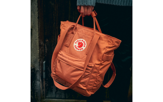 kanken-rugzak-008wfl.png Fjällräven Kanken Totepack Rugzak Schoudertas 14 Liter Mist - Afbeelding 1
