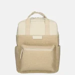 Kapten & Son Bergen Pro laptoprugzak teddy fleece | 022577 Beige