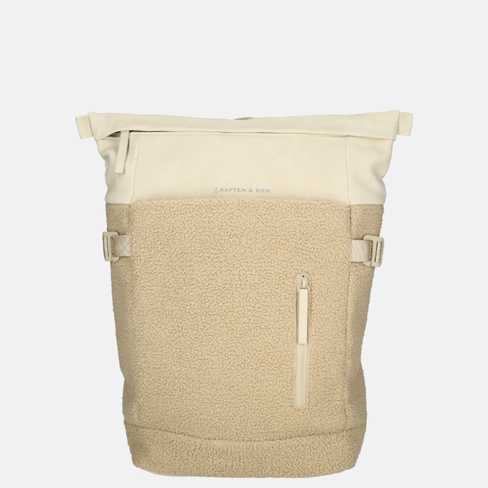 kapten-son-rugzak-367ssl.webp Kapten & Son Aarhus laptoprugzak teddy fleece - Afbeelding 1
