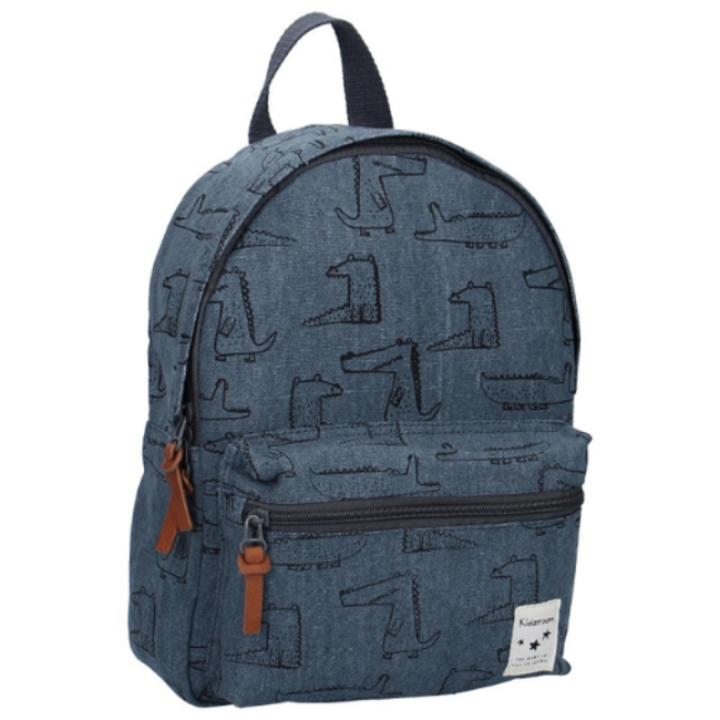kidzroom-rugzak-395abu.png Kidzroom Kidzroom Rugzak, Kinderrugtas Paris Animal Academy, blauw - Afbeelding 1