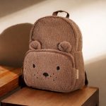 Kidzroom Rugzak Comfort Friends Brown met Naam | Kraam Cadeau
