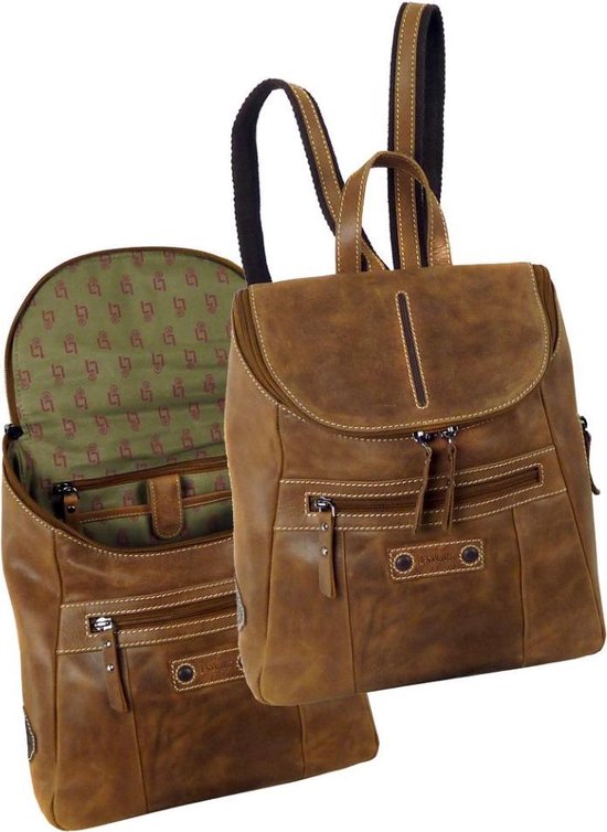 kleine-rugtas-dames-760agh-1.jpg Leren Rugtas Kleine Dames Rugzak Rugzak Dames Rugzakje Rugtas Kleine Rugzak Leren Rugzak Leer Groen - Afbeelding 1