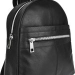 Dames rugtas leer zwart Leren rugtas dames Kleine leren rugzak dames Stijlvolle... | bol