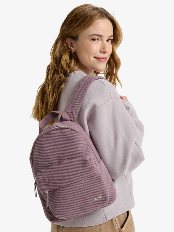 kleine-rugzak-dames-542bax-1.jpg Feeling Vibes Small Dames Paars Kleine Rugzak | Roxy - Afbeelding 1