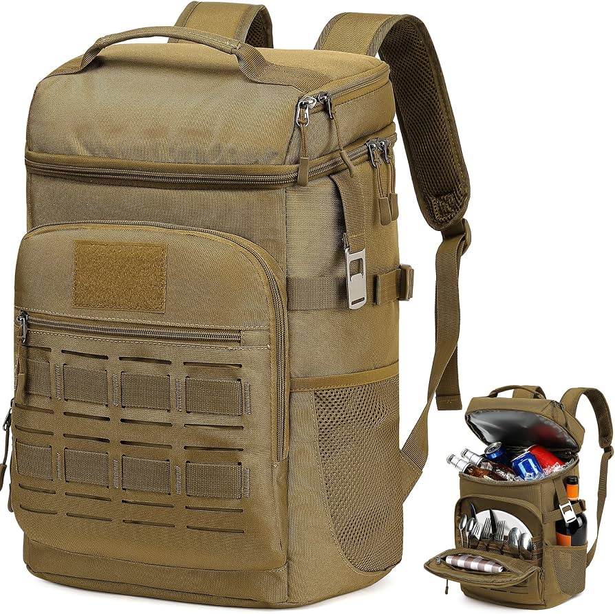 koeltas-rugzak-148wrq-1.jpg Koeltas, picknickrugzak, bruin : Amazon.nl: Sport & outdoor - Afbeelding 1