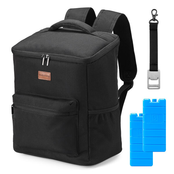 koeltas-rugzak-457teb-1.jpg La Parada Packaway Koeltas Rugzak 25L Incl. 2 gratis koelelementen Incl. gratis flessenopener Waterafstotend Anti diefstal vak 4 Laags geïsoleerd - Afbeelding 1