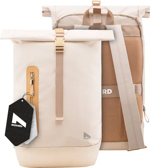 laptop-rugtas-dames-762fma.webp Nohrd Rolltop Laptop Rugzak 20 tot 40 L Laptoptas 15.6 Inch Schooltas Rugtas met Laptopvak Dames & Heren Nu 38% korting - Afbeelding 1