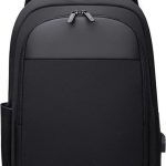 Monteona Zakelijke Rugtas Heren Multifunctionele 15 inch laptop rugzak Zwart | bol