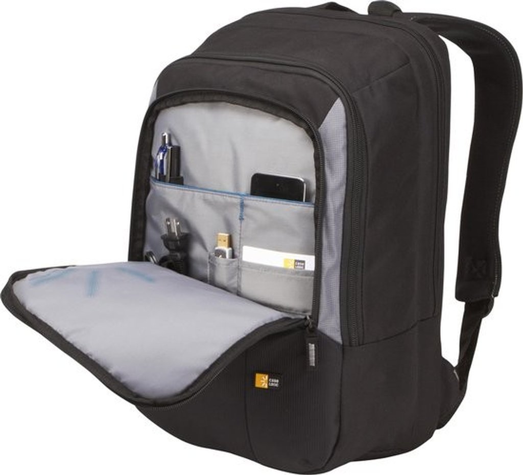 laptop-rugzak-17-inch-103pbd-1.jpg Laptoprugzak Case Logic VNB217 17'' zwar | De Kantoorspecialist - Afbeelding 1