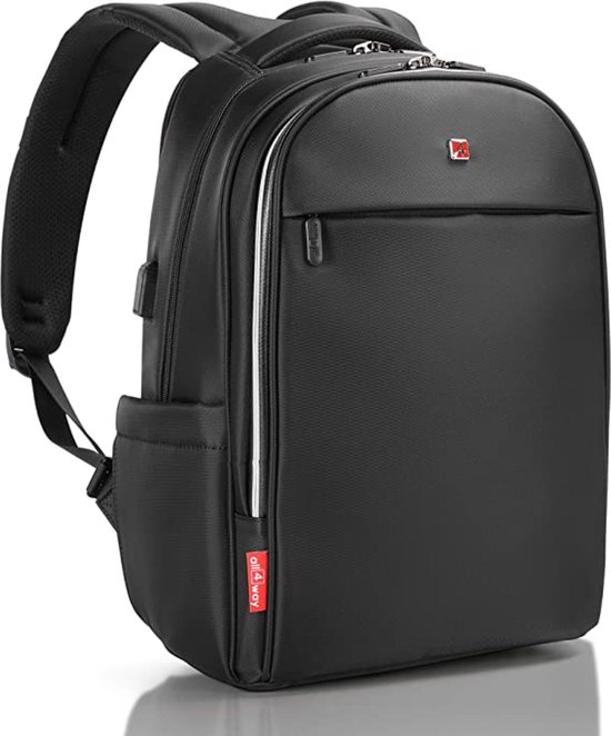 laptop-rugzak-17-inch-540ewu-1.jpg Laptop rugzak 17 inch Zwart Anti diefstal Waterbestendig | bol - Afbeelding 1