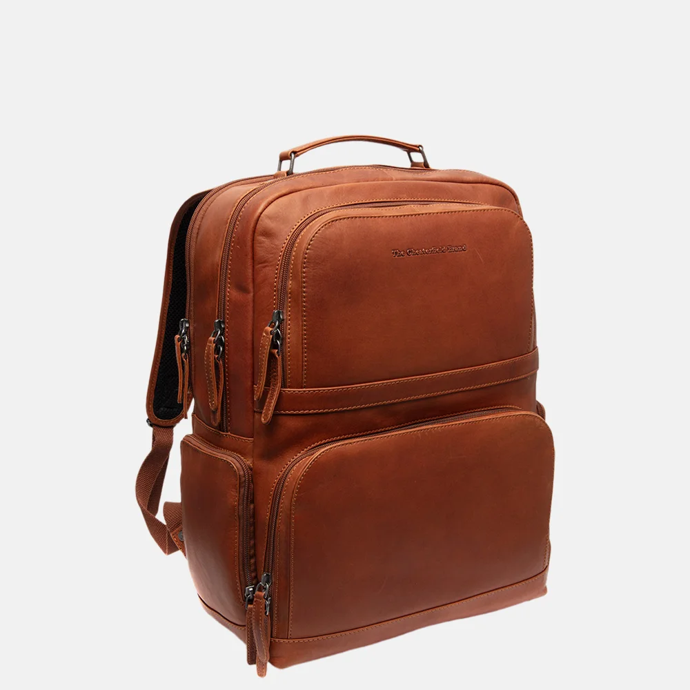 laptoprugzak-098gbl.webp Chesterfield Lennox laptoprugzak L 16 inch cognac | 023243 Cognac - Afbeelding 1