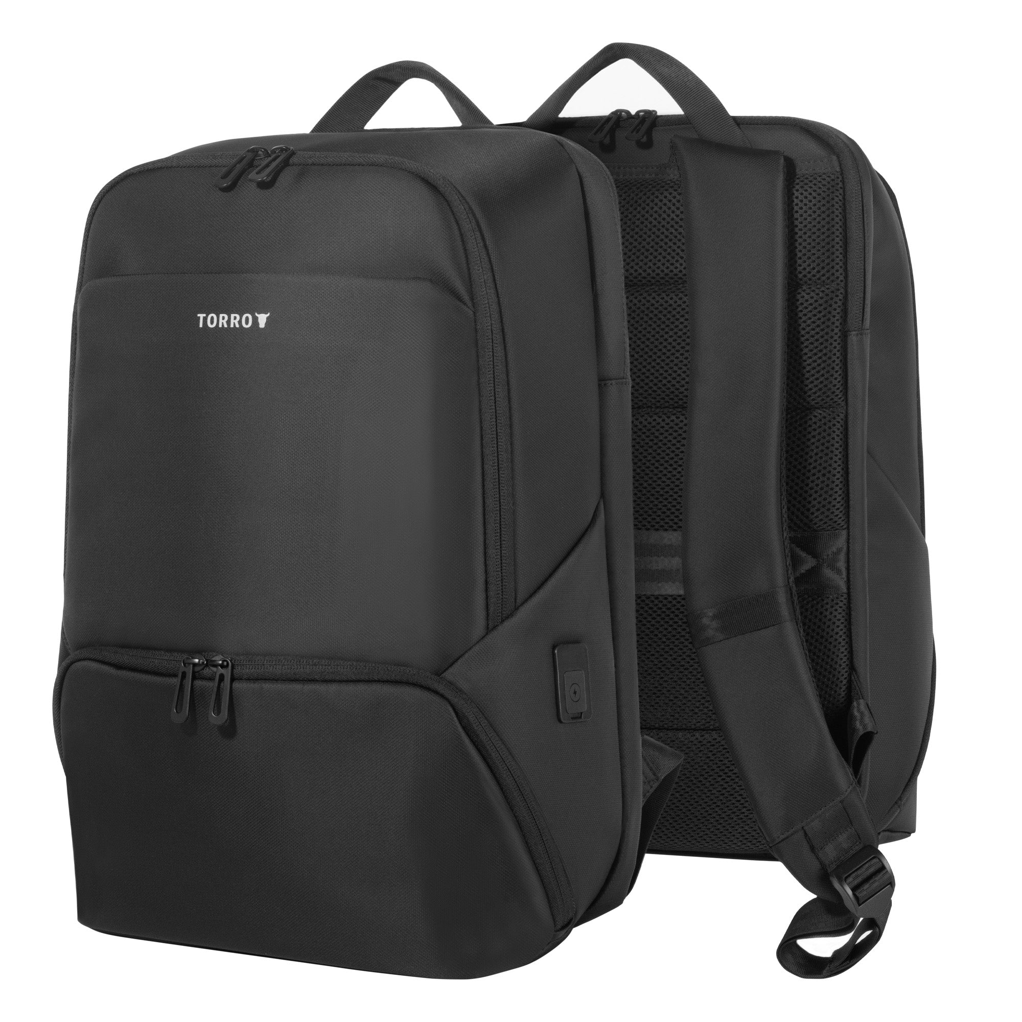 laptoprugzak-572imf-1.jpg Commuter Laptoprugzak (17,5 l, waterbestendig) Zwart - Afbeelding 1