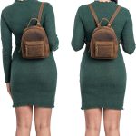 STILORD "Tiny" Kleine Rugzak Dames Leren Vrouwen Lederen Rugzak City Backpack Vintage Daypack Dagrugzak Kleine Dames Rugzak Echt Leer Kleur:montero ...