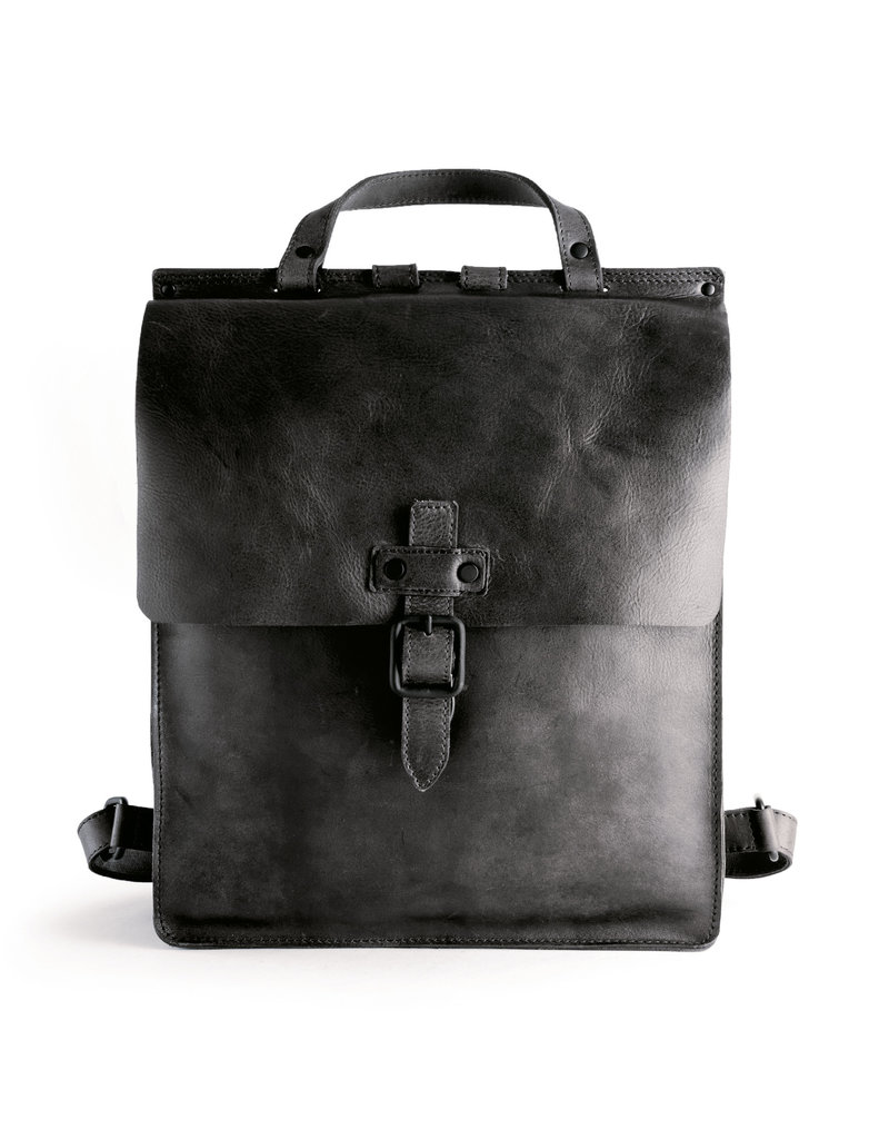 leren-rugzak-heren-028dhb-1.jpg Retro Klassiek Heren Leren Rugzak Barneys Leather - Afbeelding 1