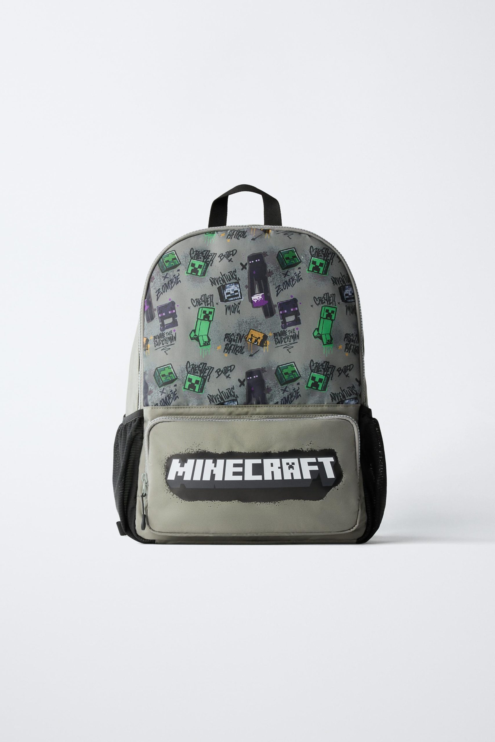 minecraft-rugzak-917ehx-1.jpg RUGZAK MINECRAFT © MOJANG AB. ™ Grijs | ZARA Nederland / The Netherlands - Afbeelding 1