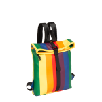 New Rebels ® Mart Rolltop Mini Rugzak Waterafstotend Regenboog