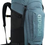 NOMAD® Batura 55 liter Staal Blauw | Premium Backpack Dames & Heren | Hiking Trekking Rugzak incl Flightbag / Hoes MaxICT.nl