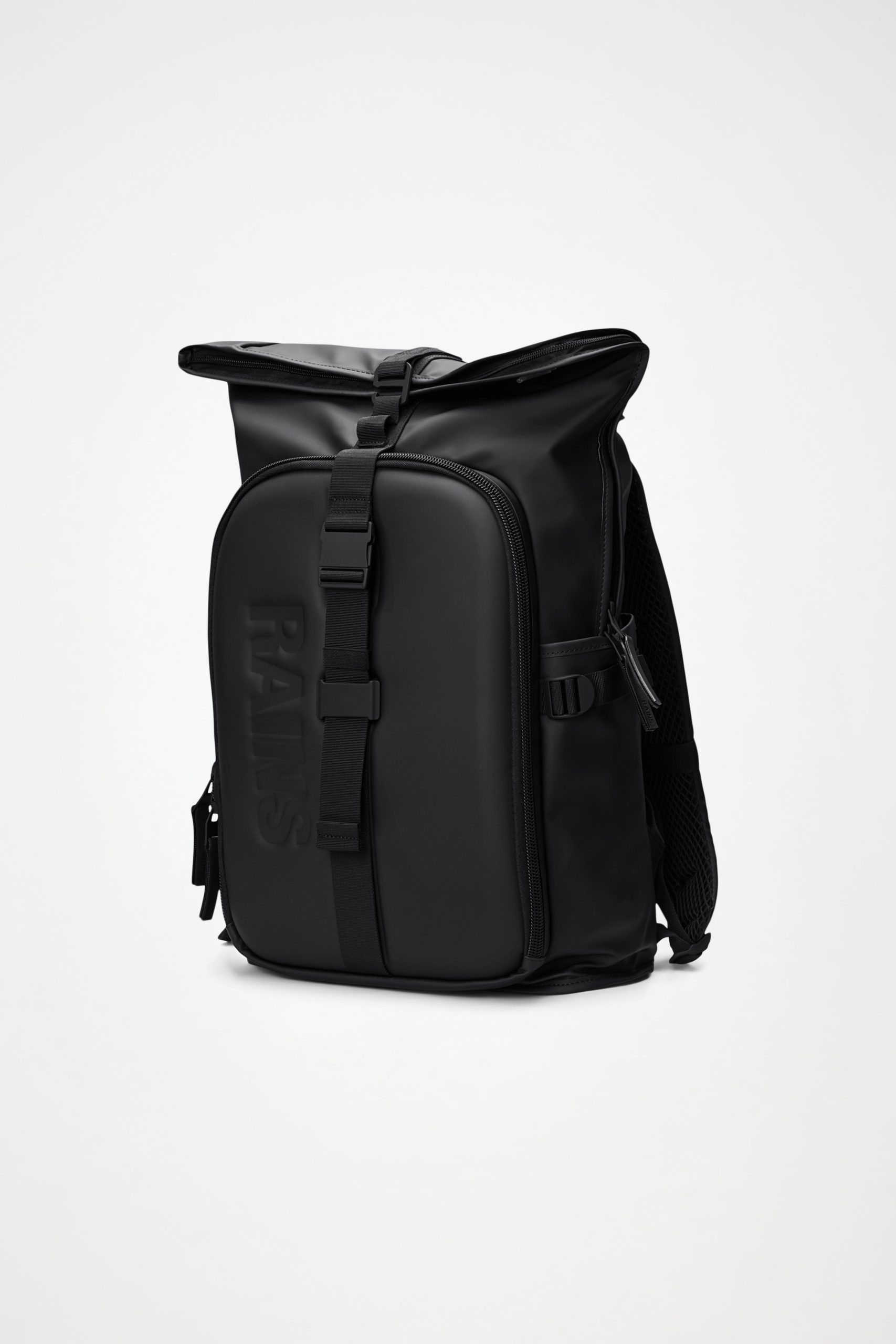 rains-rugtas-216jmy-1.jpg Rains® Black Texel Moulded Backpack voor €169 | Gratis Verzending - Afbeelding 1
