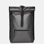 Rains Roll top rugzak 15 inch metallic grey