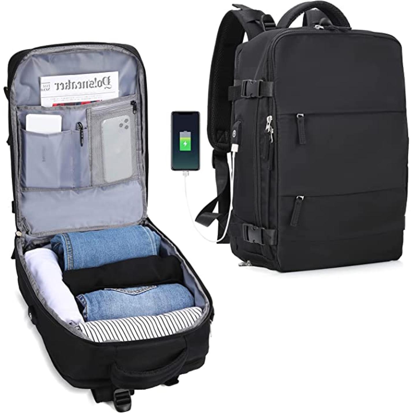reis-rugzak-713ykp-1.jpg De ultieme reisrugzak voor elk avontuur Grijs blauw 14 Inch | Webshoplocatie.nl - Afbeelding 1