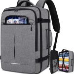 Reisrugzak voor heren en dames, handbagage, rugzak, vliegtuig, grote laptoprugzak, 17 inch, waterdichte dagrugzak, weekendrugzak, zakelijke rugzak