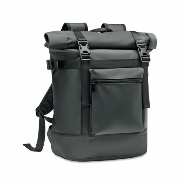 rolltop-rugzak-552sfy-1.jpg PureLabels | Rolltop rugzak | Tarpaulin | met extra versteviging - Afbeelding 1