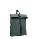 New Rebels® Mart Roll Top Backpack Waterafstotend Donker Groen Small II Rugtas Rugzak New Rebels