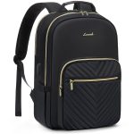LOVEVOOK Laptoprugzak voor Dames, Waterdicht 15,6 inch Rugzak Dames Schoolrugzak voor Jongens en Tieners, Grote Rugzakken met USB oplaadaansluiting, voor Reizen Zaken School Universiteit Werk, Zwart : Amazon.nl: Elektronica