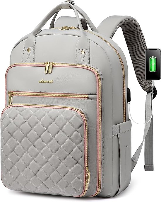 rugtas-laptop-dames-783dtt-1.jpg Reisrugzak / Sac à dos multifonctionnel / laptop backpack, school backpack, | bol - Afbeelding 1