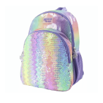 Regenboog rugzak meisje met pailletten