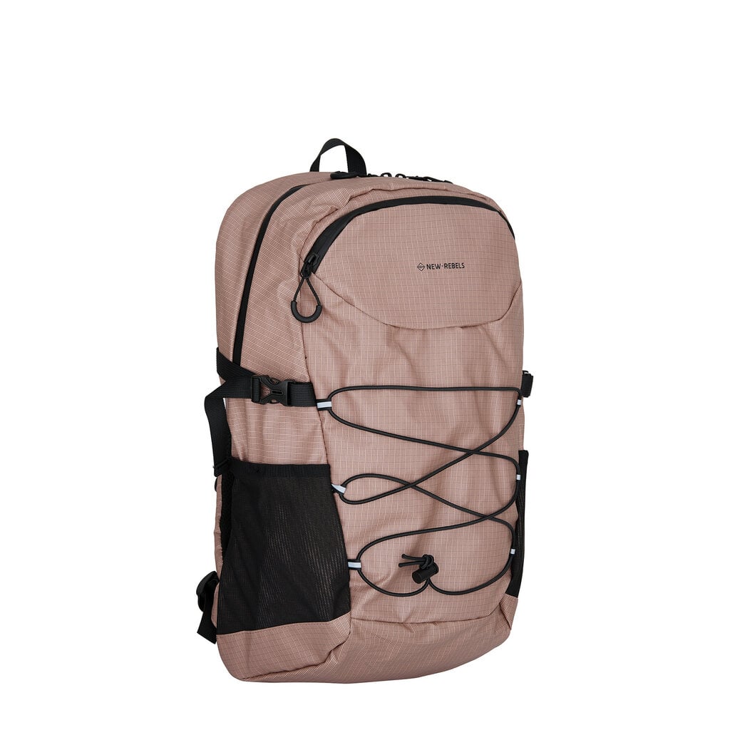 rugtas-waterdicht-592vob-1.jpg New Rebels Hugo Carmichael Waterdichte Rugzak: Hiking Rugtas van 26 Liter Old Pink - Afbeelding 1
