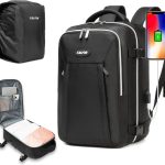 URGOW Ryanair Handbagage 40x20x25 Rugzak voor handbagage Cabinetas onder de stoel Rugzak met regenhoes Unisex lichtgewicht – Schooltas Backpack Carry on MaxICT.nl