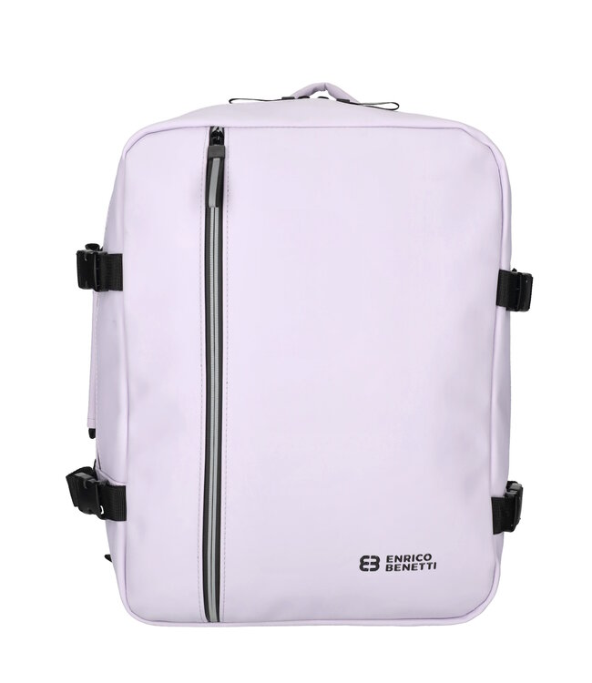 rugzak-40x20x25-907btq-1.jpg Ryanair Handbagage Rugzak 40x30x20 – Enrico Benetti Lila | Underseat KofferStunter - Afbeelding 1