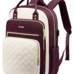 Laptop Rugzak voor dames, Waterbestendige Travel Work Rugzakken Purse stijlvolle Business Teacher Nurse computer tas met USB oplaadpoort, geschikt voor 15.6 inch laptop