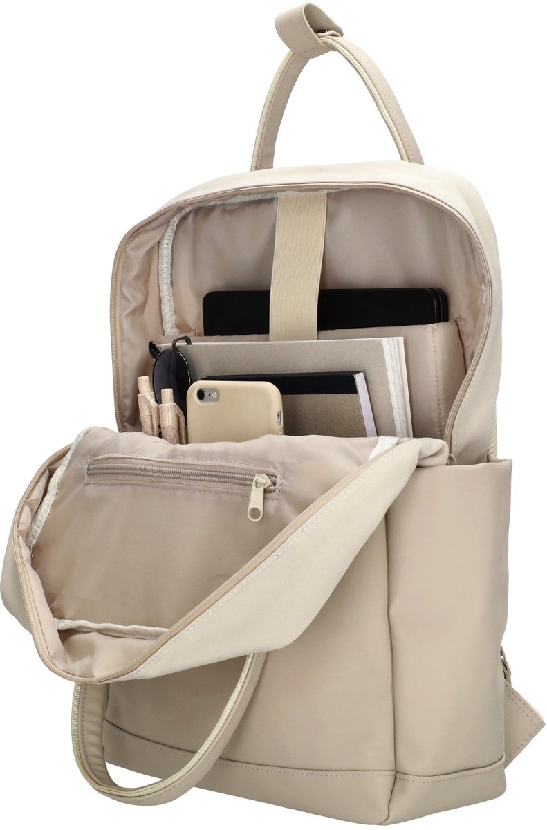 rugzak-laptop-dames-008rcl-1.jpg Lundholm Abisko Luxe Rugzak Laptoptas Dames 15.6 inch Scandinavisch Hilten Lederwaren & Cadeaus - Afbeelding 1